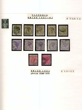 AUSTRÁLIE 1850-1911 – list 87