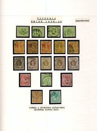 AUSTRÁLIE 1850-1911 – list 92