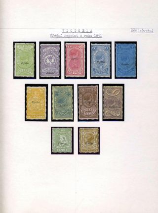 AUSTRALIA 1850-1911 – sheet 101