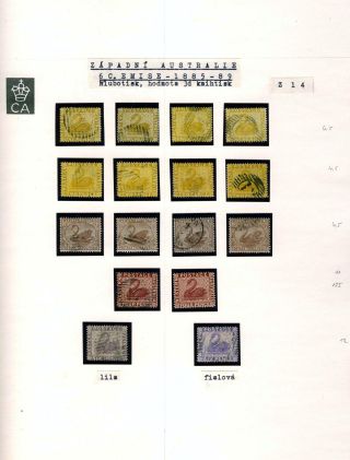 AUSTRALIA 1850-1911 – sheet 165