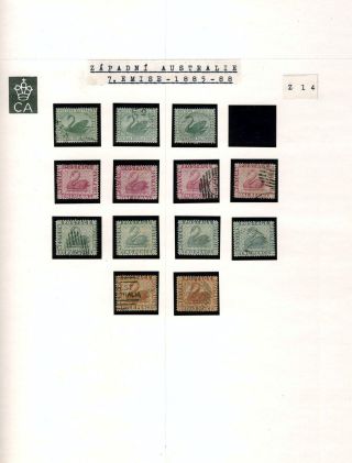 AUSTRALIA 1850-1911 – sheet 166