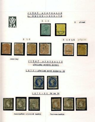 AUSTRALIA 1850-1911 – sheet 201