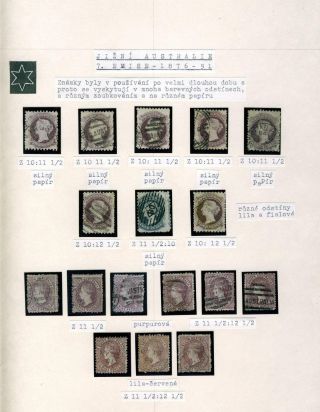 AUSTRALIA 1850-1911 – sheet 202