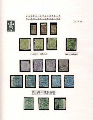 AUSTRALIA 1850-1911 – sheet 206