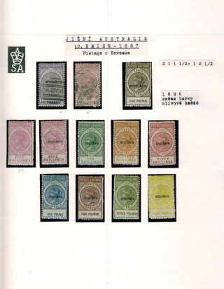 AUSTRALIA 1850-1911 – sheet 207