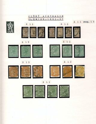 AUSTRALIA 1850-1911 – sheet 208