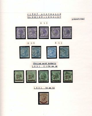 AUSTRALIA 1850-1911 – sheet 209