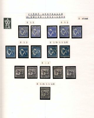 AUSTRALIA 1850-1911 – sheet 210