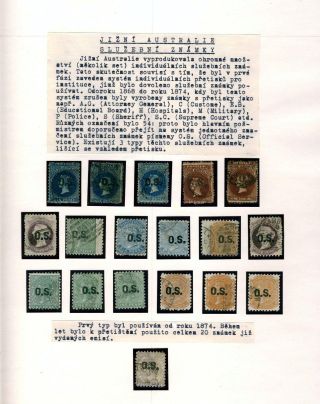 AUSTRALIA 1850-1911 – sheet 216