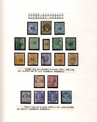 AUSTRALIA 1850-1911 – sheet 217