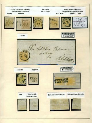 AUSTRIA FROM 1. 6. 1850 to 1883 – sheet 6