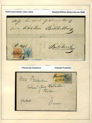 AUSTRIA FROM 1. 6. 1850 to 1883 – sheet 12