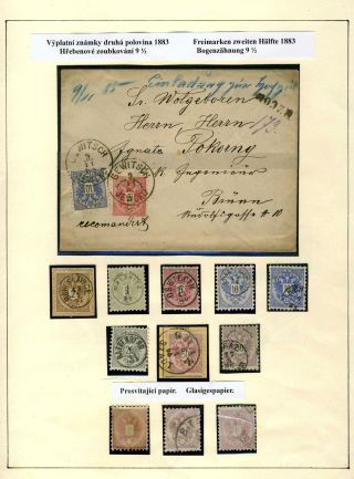 AUSTRIA FROM 1. 6. 1850 to 1883 – sheet 88