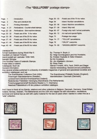 THE "GULLFOSS" POSTAGE STAMPS – sheet 2
