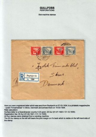 THE "GULLFOSS" POSTAGE STAMPS – sheet 25