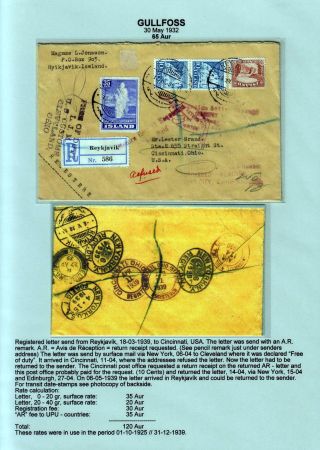 THE "GULLFOSS" POSTAGE STAMPS – sheet 46