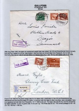 THE "GULLFOSS" POSTAGE STAMPS – sheet 49