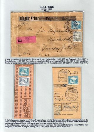 THE "GULLFOSS" POSTAGE STAMPS – sheet 52