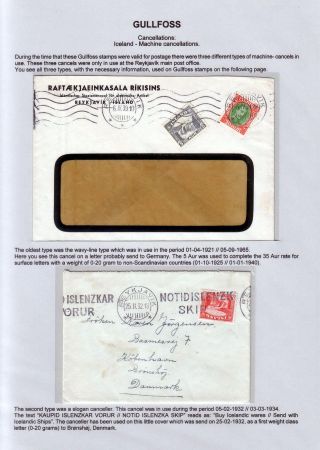 THE "GULLFOSS" POSTAGE STAMPS – sheet 55