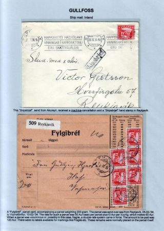 THE "GULLFOSS" POSTAGE STAMPS – sheet 58