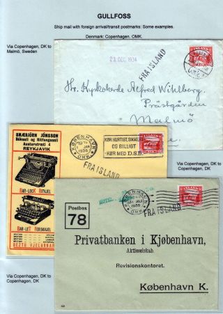 THE "GULLFOSS" POSTAGE STAMPS – sheet 61