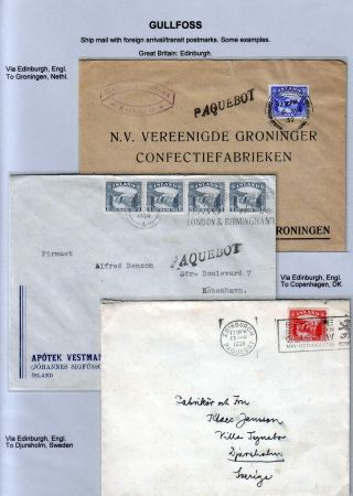 THE "GULLFOSS" POSTAGE STAMPS – sheet 64