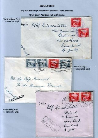 THE "GULLFOSS" POSTAGE STAMPS – sheet 65