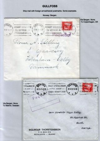 THE "GULLFOSS" POSTAGE STAMPS – sheet 66