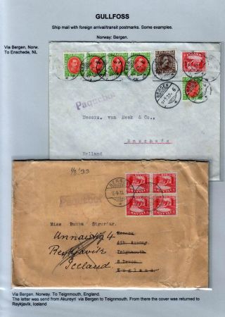 THE "GULLFOSS" POSTAGE STAMPS – sheet 67