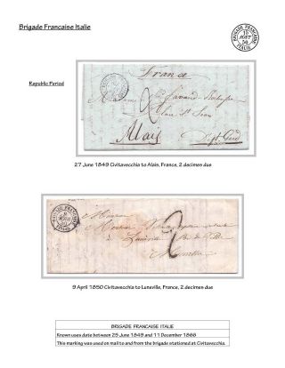 FRENCH MILITARY FORCES IN ROME, 1849-1870 – sheet 2
