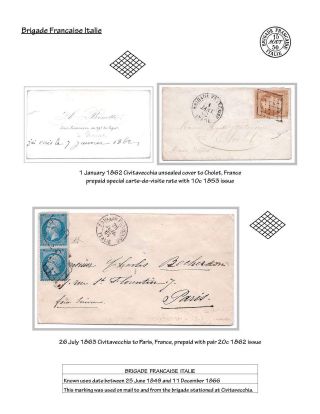 FRENCH MILITARY FORCES IN ROME, 1849-1870 – sheet 3