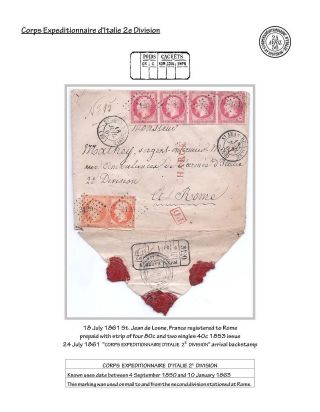 FRENCH MILITARY FORCES IN ROME, 1849-1870 – sheet 15