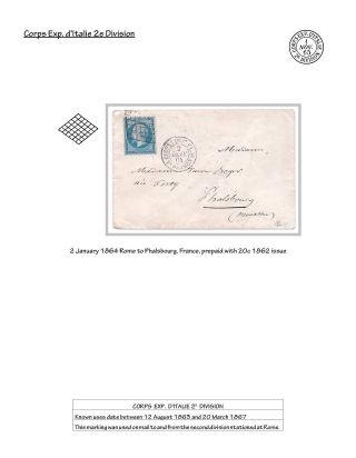 FRENCH MILITARY FORCES IN ROME, 1849-1870 – sheet 16