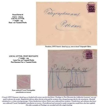 THE HYPERINFLATION EMERGENCY OVERPRINTED PROVISIONAL ISSUES (O.P.D.), SEPTEMBER - DECEMBER 1923 – sheet 3