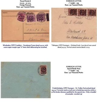 THE HYPERINFLATION EMERGENCY OVERPRINTED PROVISIONAL ISSUES (O.P.D.), SEPTEMBER - DECEMBER 1923 – sheet 9