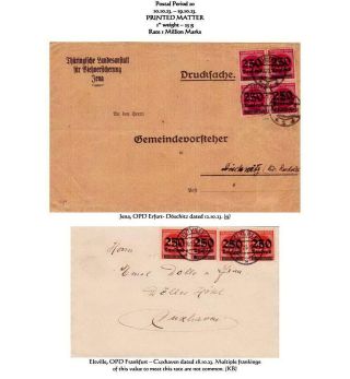 THE HYPERINFLATION EMERGENCY OVERPRINTED PROVISIONAL ISSUES (O.P.D.), SEPTEMBER - DECEMBER 1923 – sheet 21