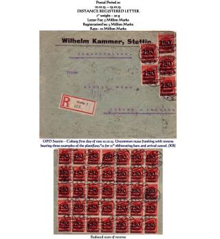 THE HYPERINFLATION EMERGENCY OVERPRINTED PROVISIONAL ISSUES (O.P.D.), SEPTEMBER - DECEMBER 1923 – sheet 28