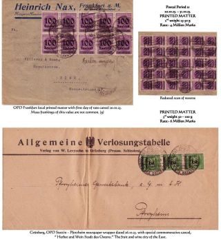 THE HYPERINFLATION EMERGENCY OVERPRINTED PROVISIONAL ISSUES (O.P.D.), SEPTEMBER - DECEMBER 1923 – sheet 34