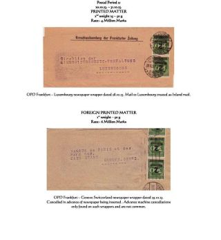 THE HYPERINFLATION EMERGENCY OVERPRINTED PROVISIONAL ISSUES (O.P.D.), SEPTEMBER - DECEMBER 1923 – sheet 35