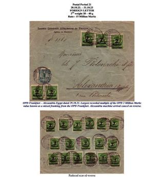 THE HYPERINFLATION EMERGENCY OVERPRINTED PROVISIONAL ISSUES (O.P.D.), SEPTEMBER - DECEMBER 1923 – sheet 39