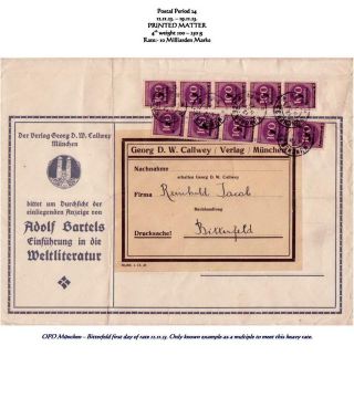 THE HYPERINFLATION EMERGENCY OVERPRINTED PROVISIONAL ISSUES (O.P.D.), SEPTEMBER - DECEMBER 1923 – sheet 47