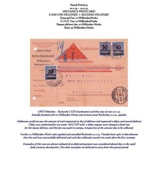 THE HYPERINFLATION EMERGENCY OVERPRINTED PROVISIONAL ISSUES (O.P.D.), SEPTEMBER - DECEMBER 1923 – sheet 57