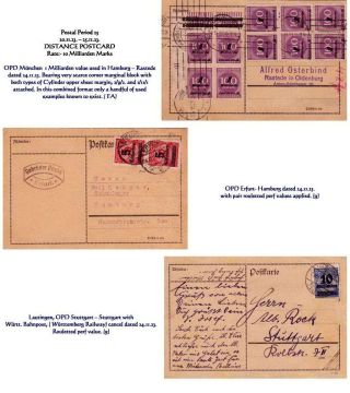 THE HYPERINFLATION EMERGENCY OVERPRINTED PROVISIONAL ISSUES (O.P.D.), SEPTEMBER - DECEMBER 1923 – sheet 58