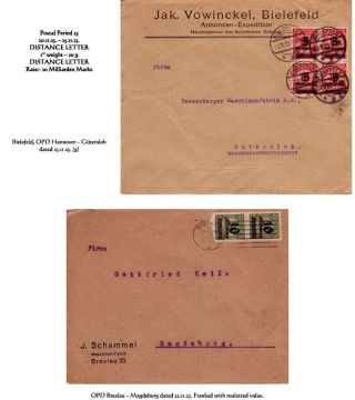THE HYPERINFLATION EMERGENCY OVERPRINTED PROVISIONAL ISSUES (O.P.D.), SEPTEMBER - DECEMBER 1923 – sheet 62