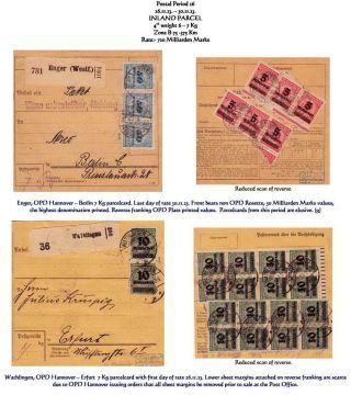 THE HYPERINFLATION EMERGENCY OVERPRINTED PROVISIONAL ISSUES (O.P.D.), SEPTEMBER - DECEMBER 1923 – sheet 73