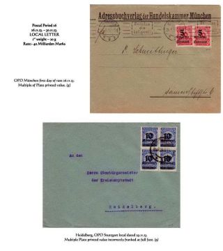 THE HYPERINFLATION EMERGENCY OVERPRINTED PROVISIONAL ISSUES (O.P.D.), SEPTEMBER - DECEMBER 1923 – sheet 75