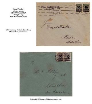 THE HYPERINFLATION EMERGENCY OVERPRINTED PROVISIONAL ISSUES (O.P.D.), SEPTEMBER - DECEMBER 1923 – sheet 78