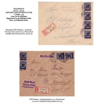 THE HYPERINFLATION EMERGENCY OVERPRINTED PROVISIONAL ISSUES (O.P.D.), SEPTEMBER - DECEMBER 1923 – sheet 81