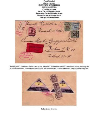 THE HYPERINFLATION EMERGENCY OVERPRINTED PROVISIONAL ISSUES (O.P.D.), SEPTEMBER - DECEMBER 1923 – sheet 82