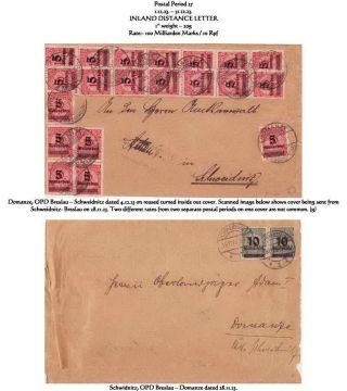 THE HYPERINFLATION EMERGENCY OVERPRINTED PROVISIONAL ISSUES (O.P.D.), SEPTEMBER - DECEMBER 1923 – sheet 88